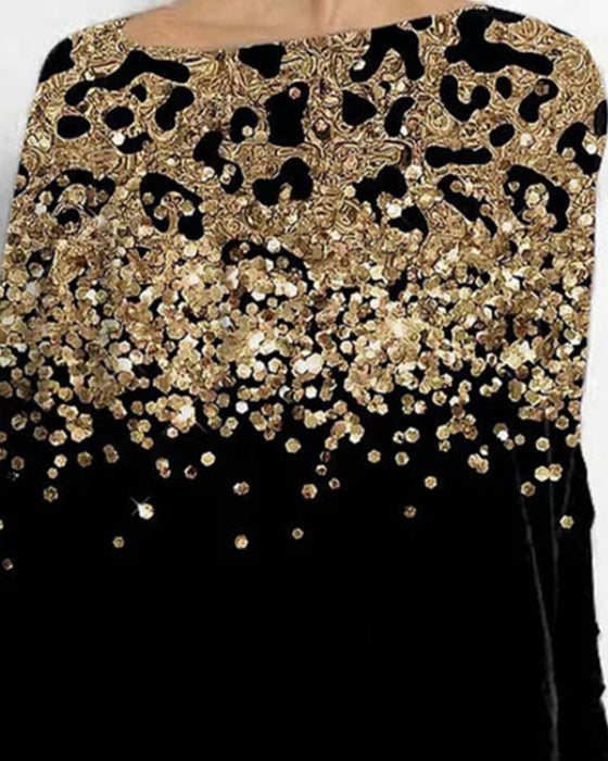 Casual And Stylish Leopard Print Top