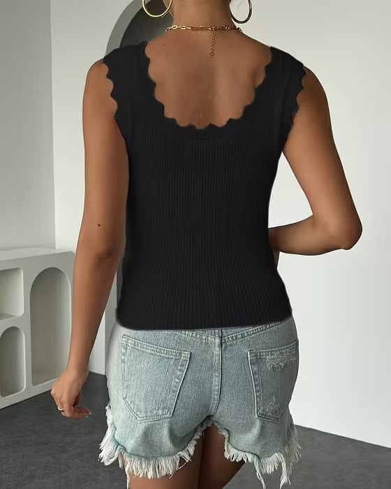 U-neck Tank Top