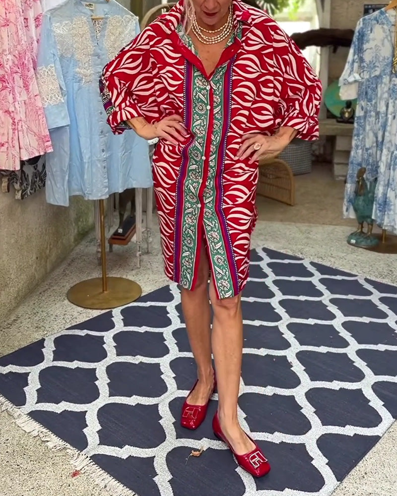 Bohemian Shirt Dress