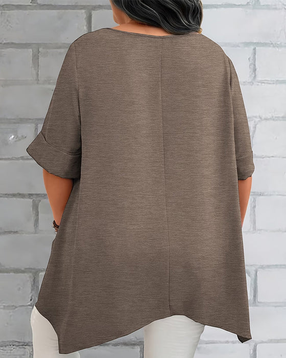 Loose Side Pocket T-Shirt