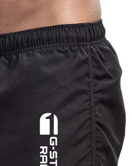 Elastic Waist Drawstring Quick-Dry Sports Shorts