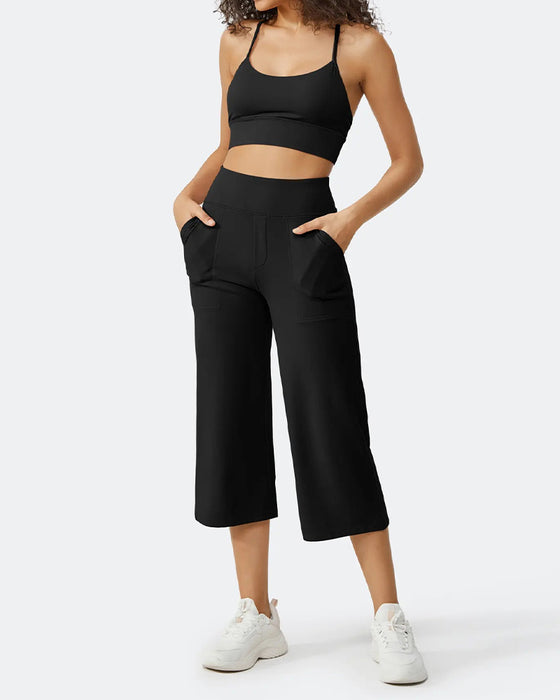 Slim Fit Casual Versatile Pocket Pant
