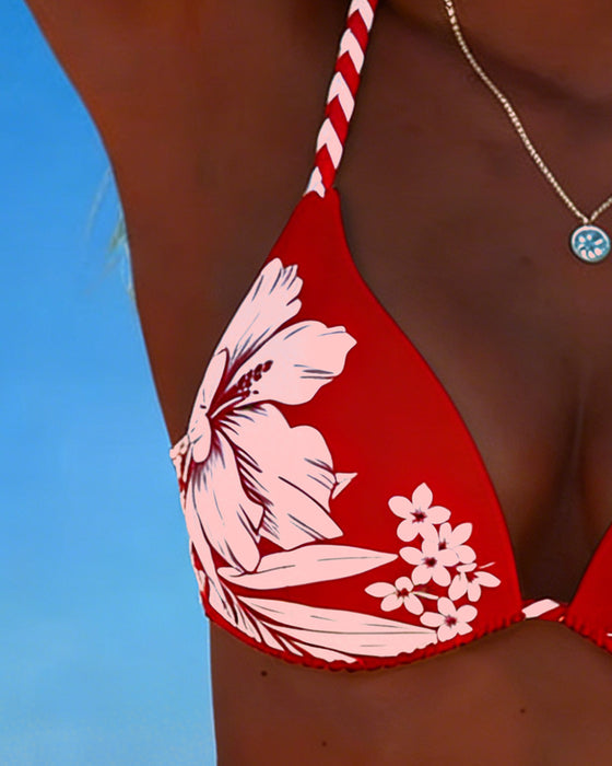 Simple Sexy Halter Neck Bikini