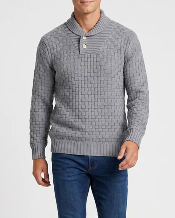Men's Plaid Casual Pullover