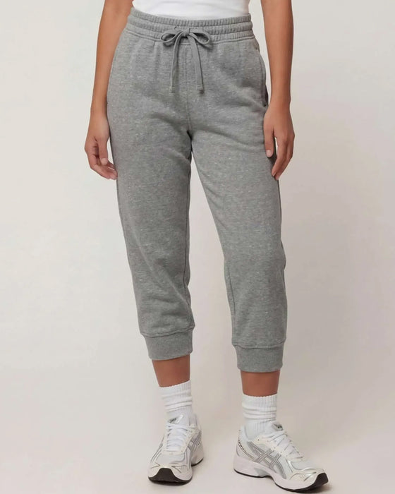 Elastic Waist Cropped Jogger Sweatpant
