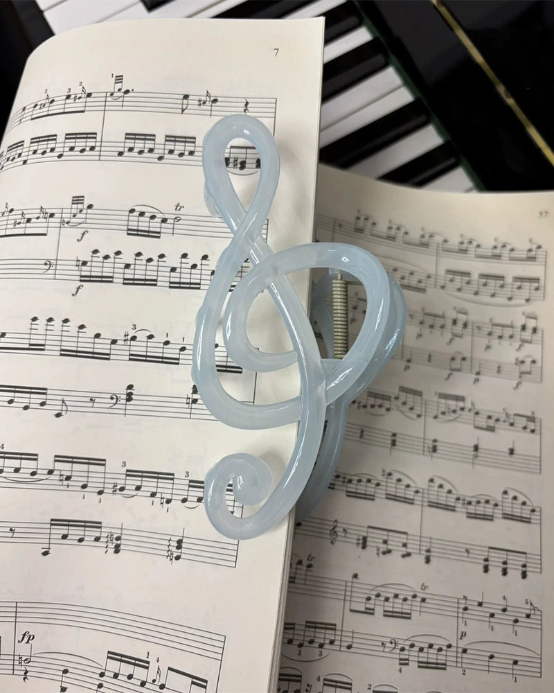 Musical Note Hair Clip