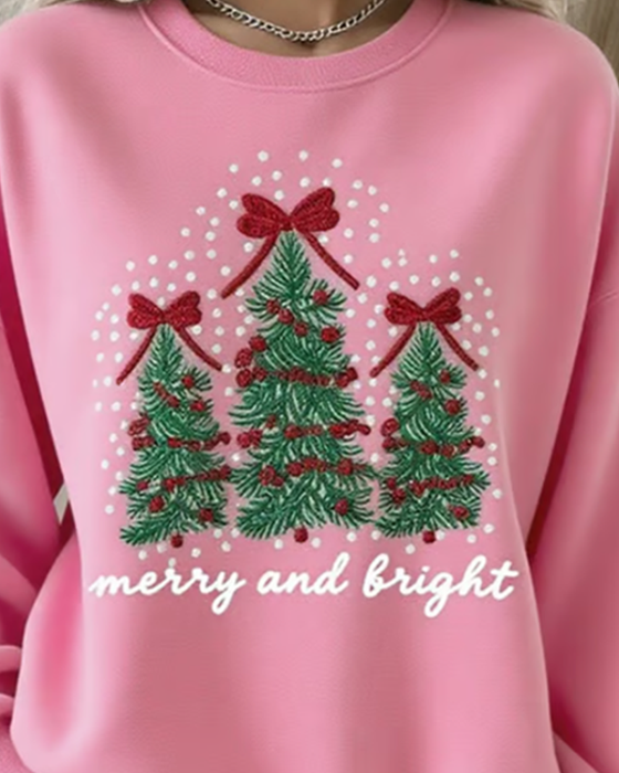 Drop-Shoulder Printed Sweatshirt