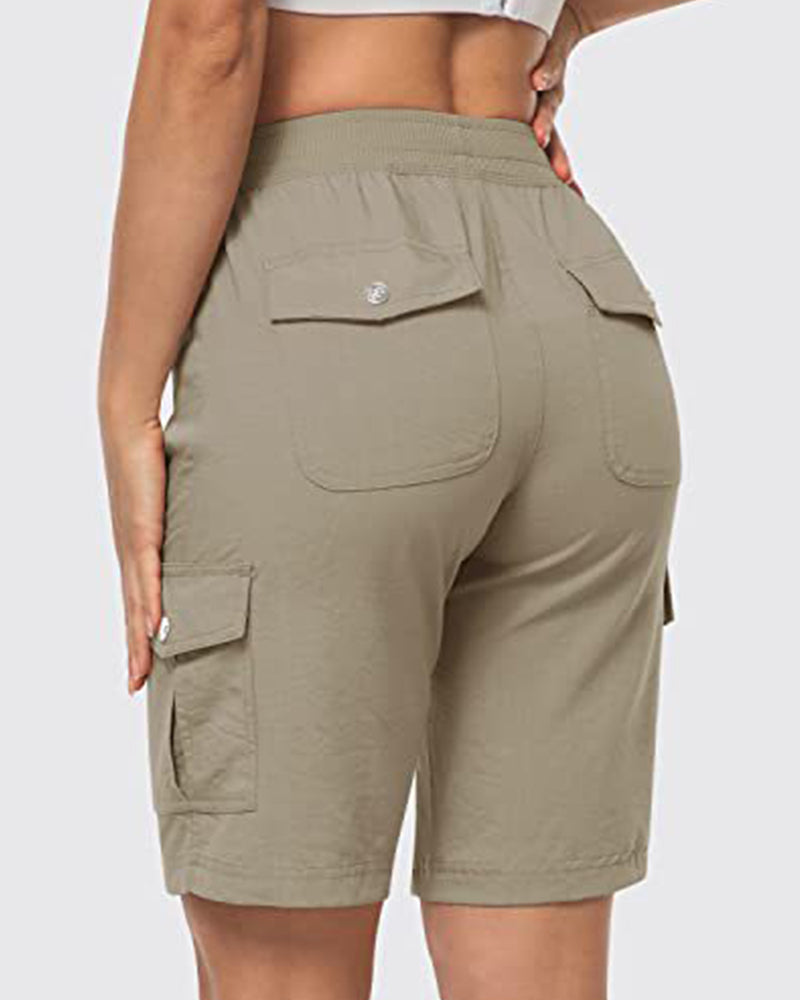 Women's Quick-Dry Cargo Shorts With Pockets