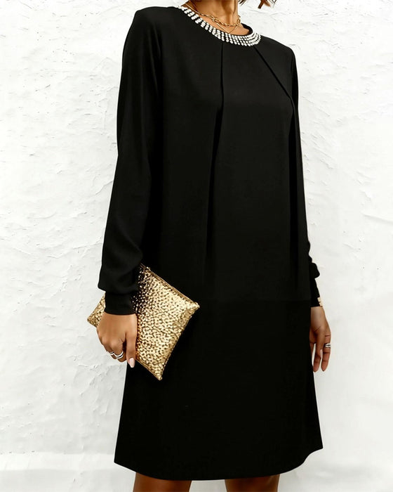 Fashionable And Elegant Long Sleeve Dress