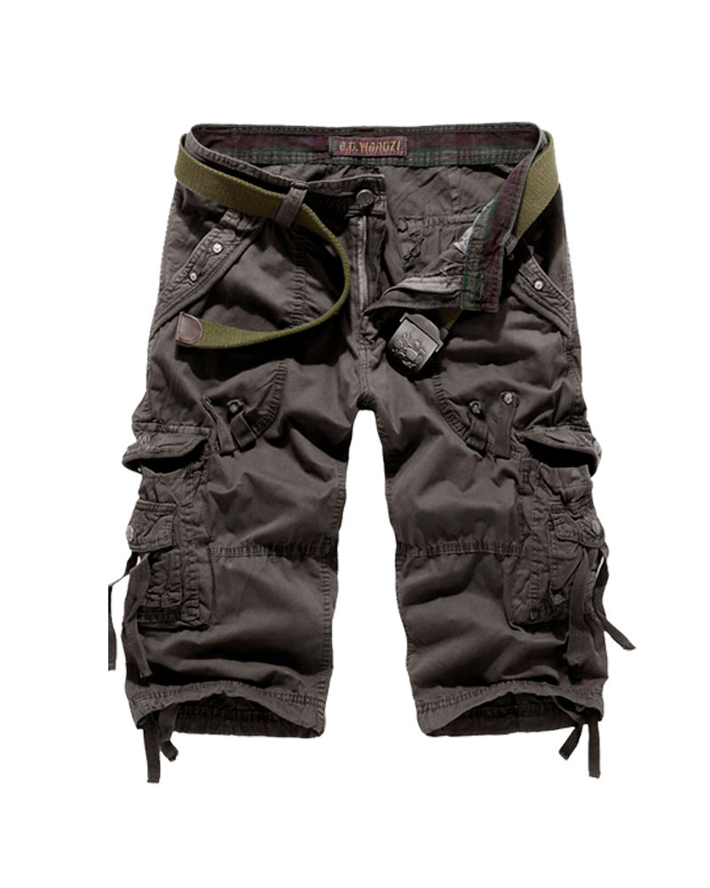 Multi-Pocket Casual Cargo Five-Minute Shorts