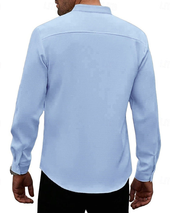 Men's Fashion Mini Mandarin Collar Shirt