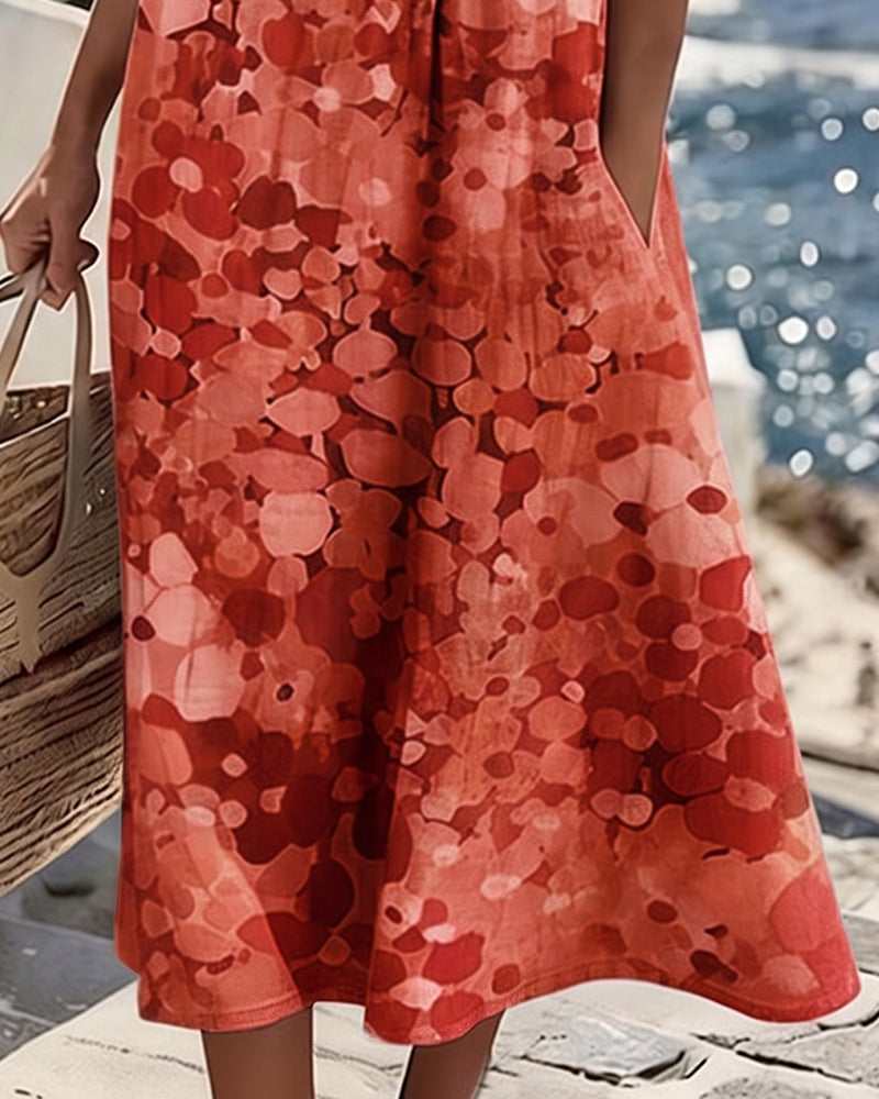 Printed Loose Dress