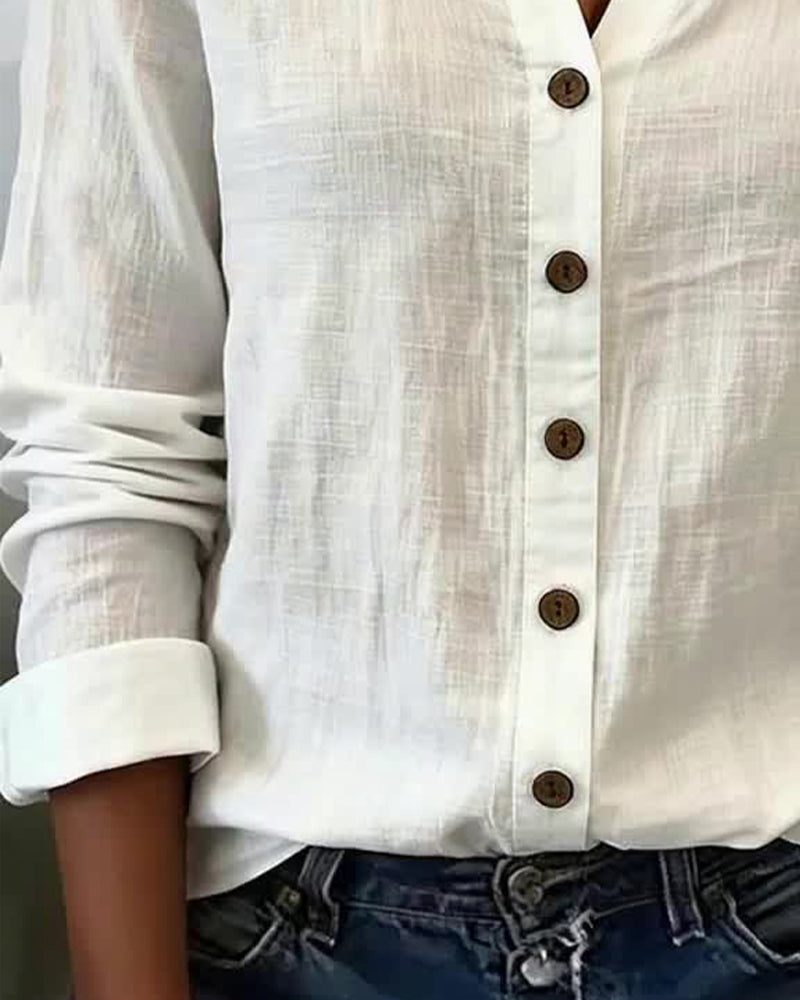 V-Neck Versatile Shirt