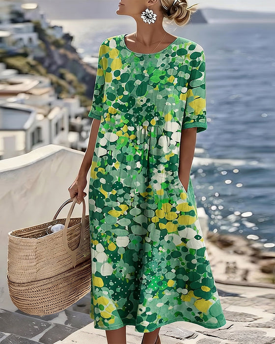 Printed Loose Dress