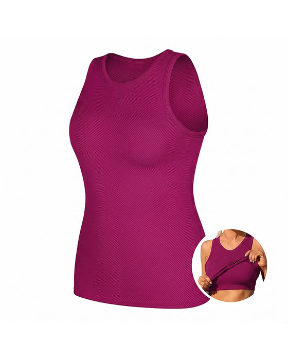 Sporty built In Bra Tank Top