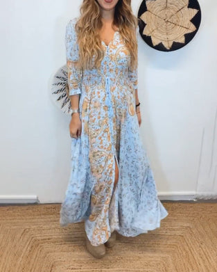 Women's Elegant commuter long dress