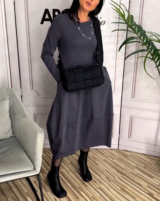 Casual crew neck dress