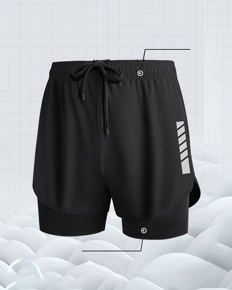 Men's Boxer Style Double Layer Modesty Short