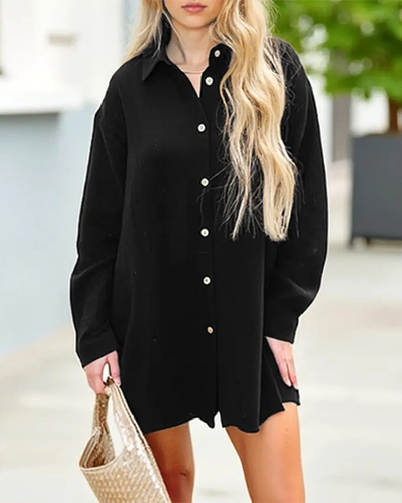 Loose-Fit Off-Shoulder Casual Set