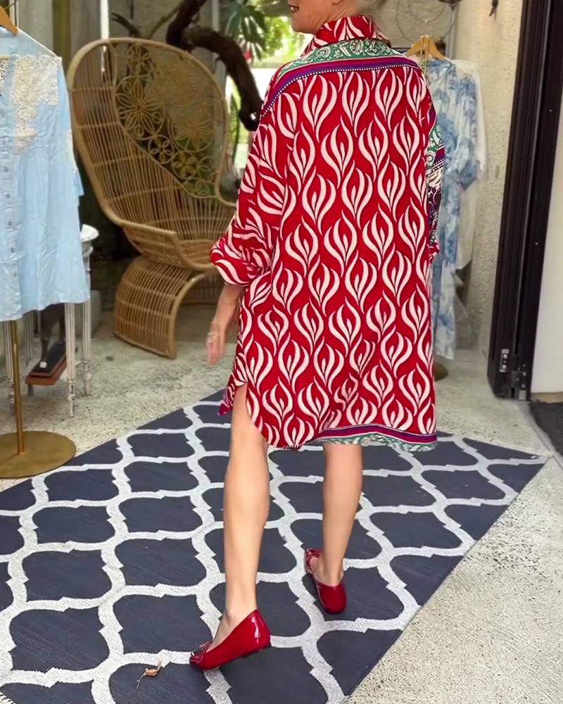 Bohemian Shirt Dress