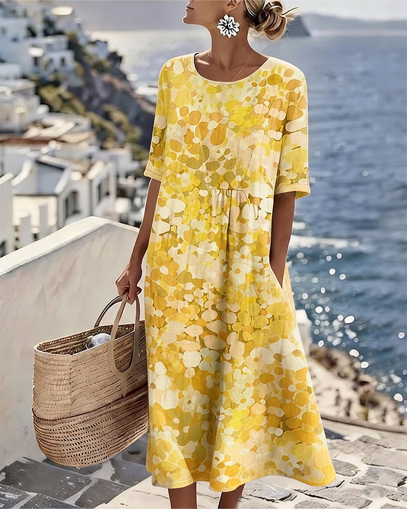 Printed Loose Dress