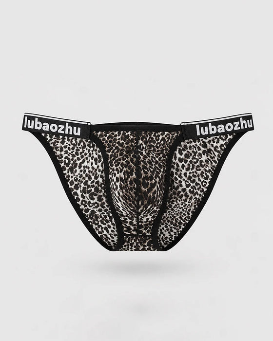 Men's Leopard-print Thong