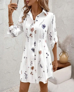 Fashion Print Fitted Dress