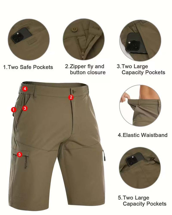 Men's Casual Solid Color Shorts