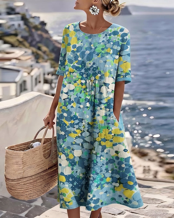 Printed Loose Dress