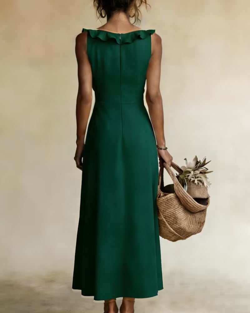 Ruffle Sleeveless Dresses