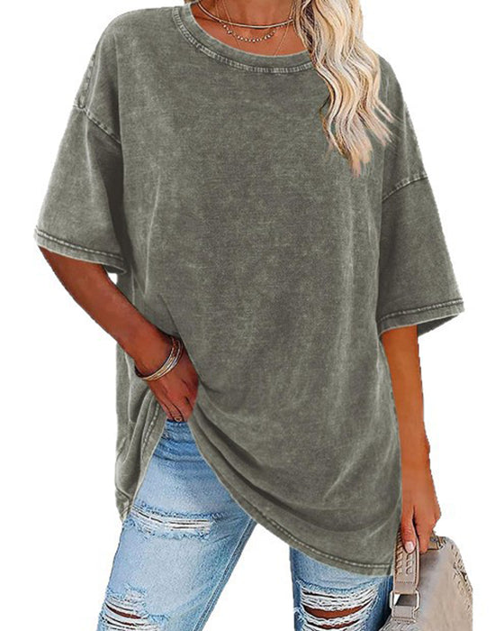 Loose Fit Casual Short Sleeve T-Shirt