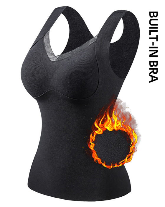 Lace One-Piece Built-In Bra Tank Top