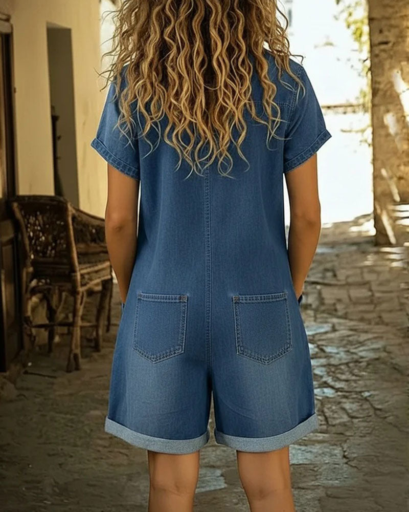 Short Sleeve Jumpsuits