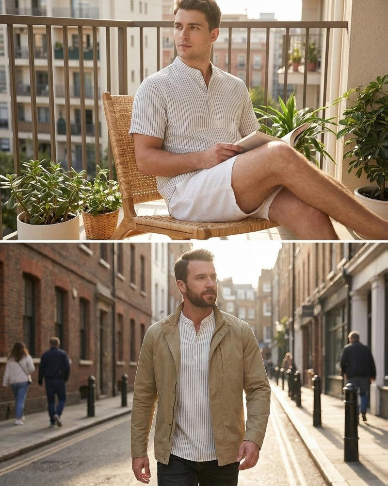 Men's Casual Striped T-Shirt