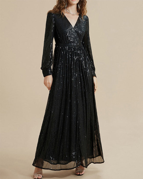 Sequined and elegant dress