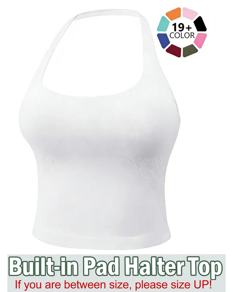 Casual Built In Bra Cami Top