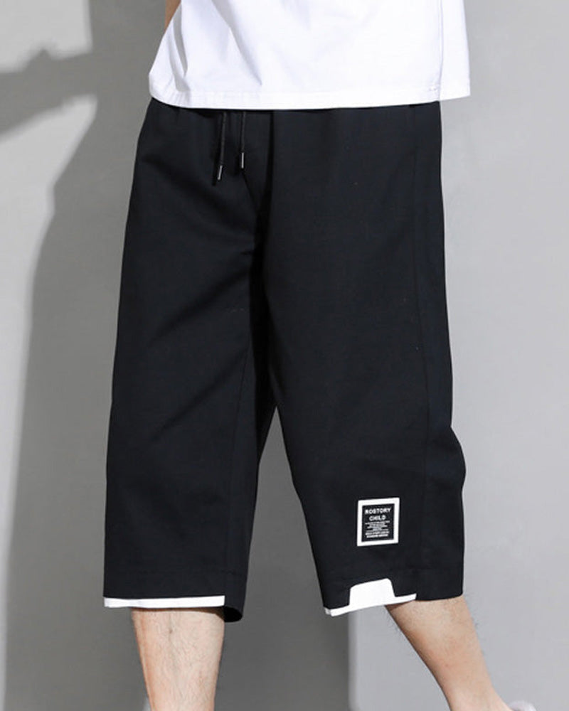 Sport Casual Cropped Pants