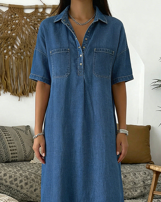 Fashionable Loose Straight Dress