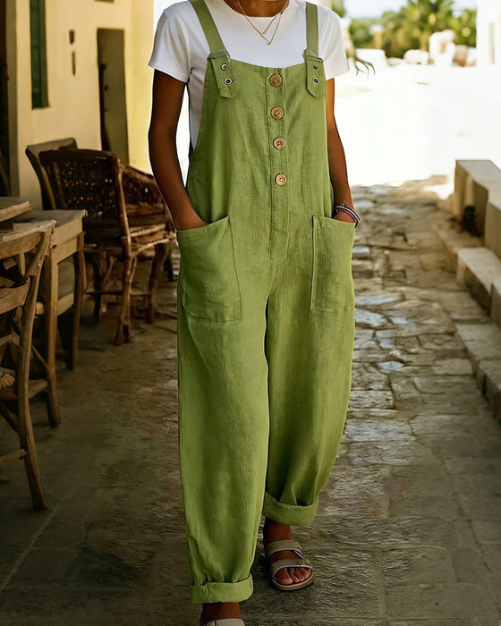 Casual Adjustable Fit Jumpsuit