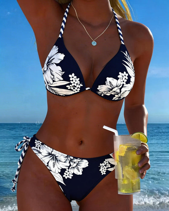 Simple Sexy Halter Neck Bikini