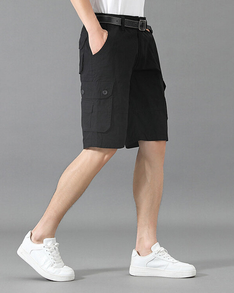 Men's Multi-Pocket Cargo Shorts