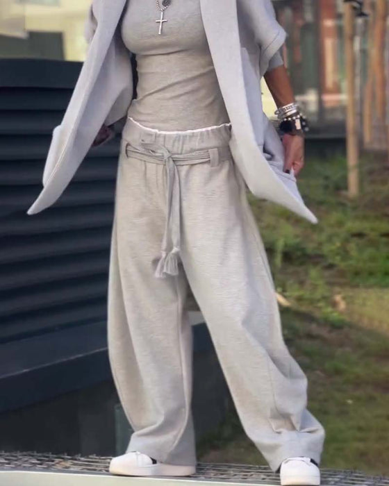 Fashion Drawstring Jogger Pants