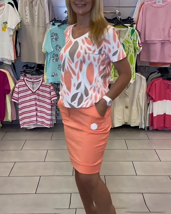 Temperament Commuter Skirt Two-Piece Suit