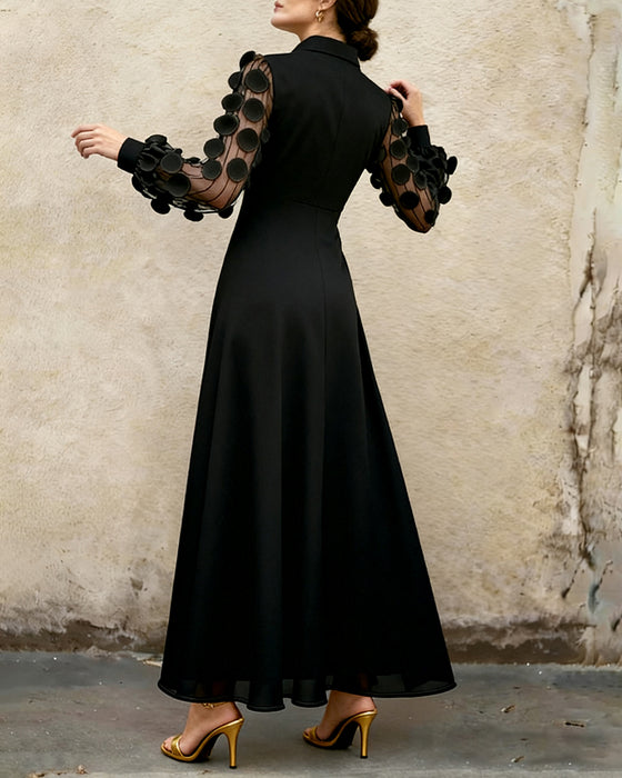 Fashionable V-Neck Elegant Dress