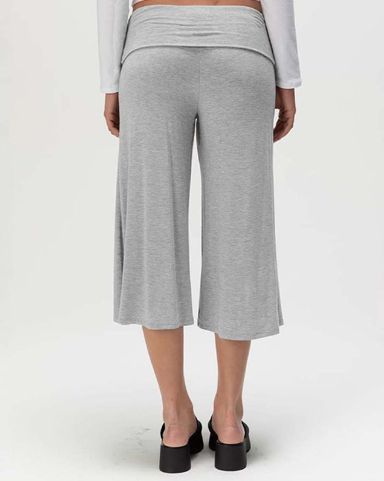 Solid Color Bermuda Casual Pant