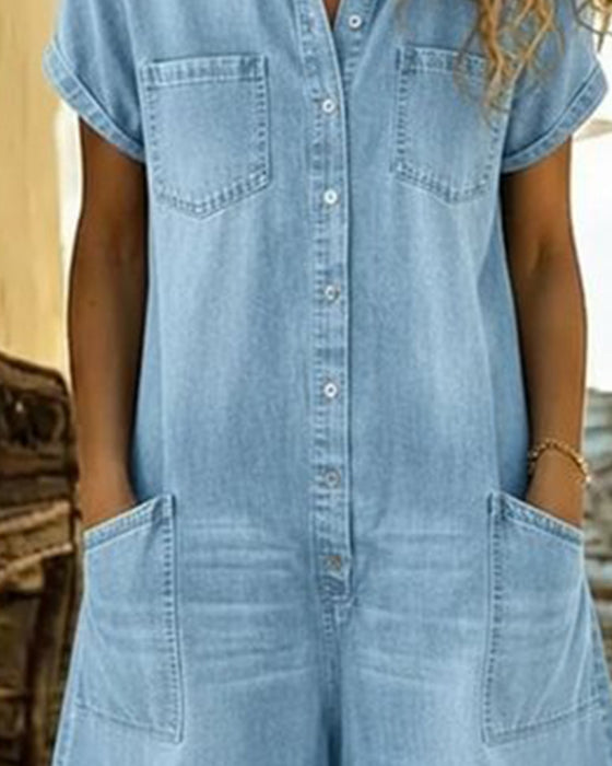Short Sleeve Jumpsuits