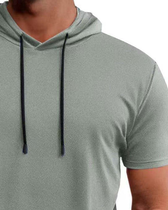 Hooded Quick Dry Short Sleeve T-Shirt