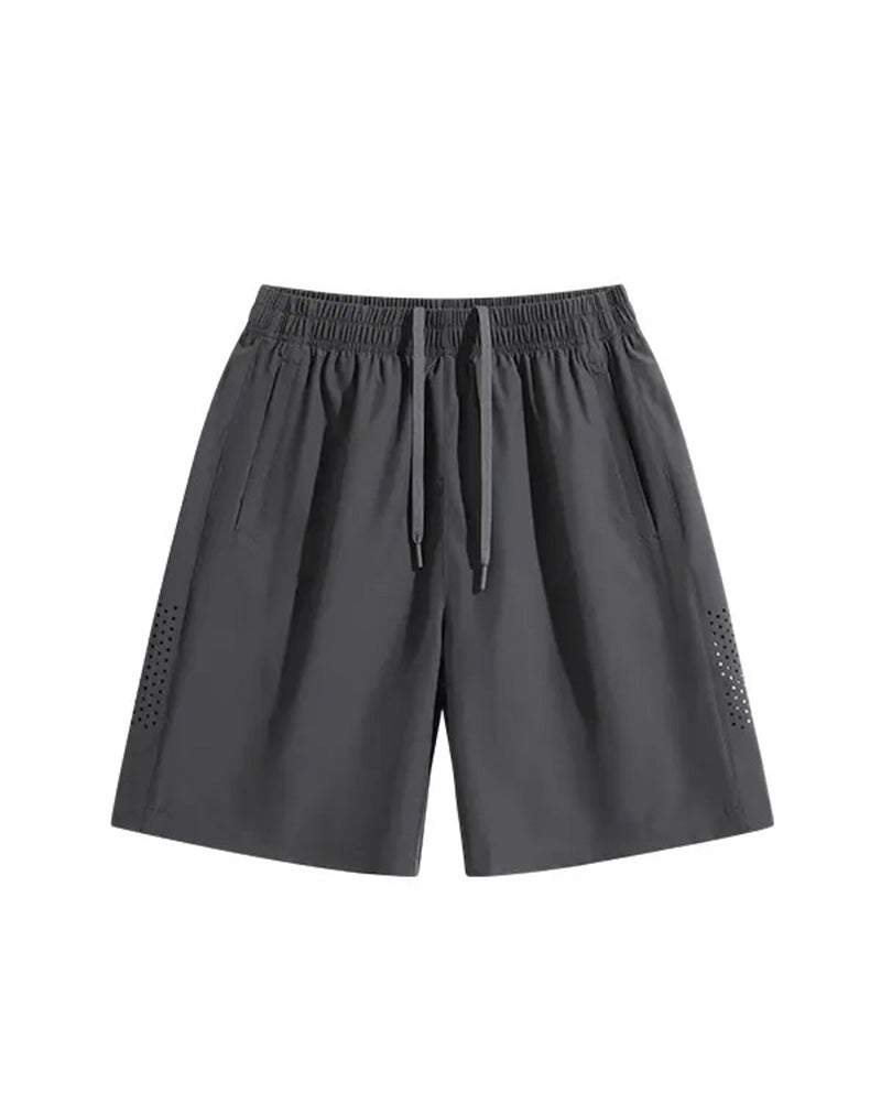 Pocket Drawstring Athletic Casual Shorts
