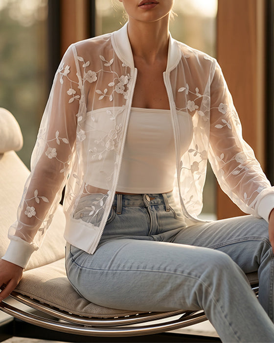 Mesh Sun Protection Coat