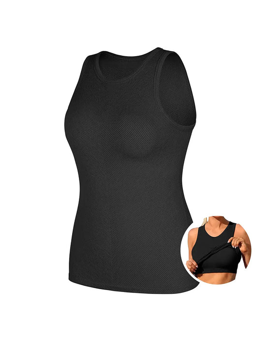 Sporty built In Bra Tank Top